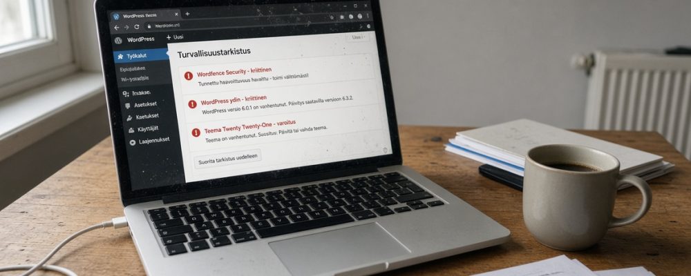 wordpress hallintapaneeli sivut hakkeroitu